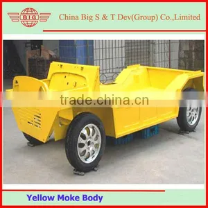 Original Yellow Painting Mini Moke Body Shell With Tyres for Sale thumbnail-1