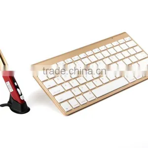 2016 New Design Patent 2.4G Touch Pen Mouse & Modern Colored Wireless Keyboard Combo Without Mouse Hand thumbnail-2