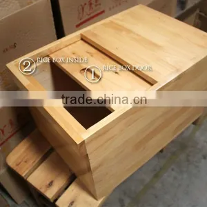 Harmless Paint Wooden Rice Box Health Material thumbnail-1