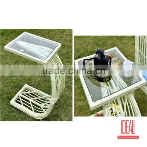 Indoor Outdoor Rattan Coffee Table / Outdoor Table / Office Table thumbnail-3