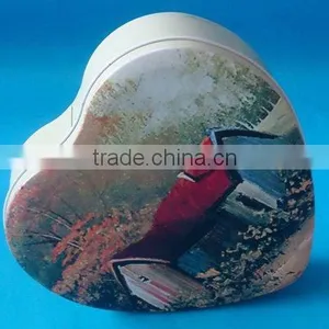 Fashion Heart Shape Chocolate Tin Box thumbnail-2