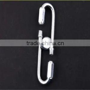18KN Outdoor Safety Buckle Clasp O-Shape Stainless Steel Screw Gate Climbing Button Carabiner Camping Hiking Safety Hook Gear thumbnail-4