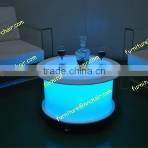 Rechargeable LED Acrylic RGB Glow Coffee Table thumbnail-3