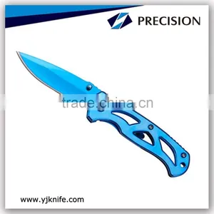 3cr13 Stainless Steel Survival Knife Blue Stainless Steel Knife thumbnail-1