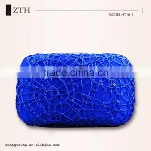 High Quality Mesh Sequins Evening Clutch Box thumbnail-1