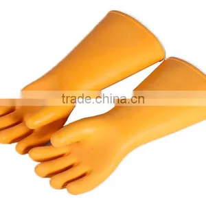 Class 3 Rubber Latex Electric Insulating Working Gloves thumbnail-3
