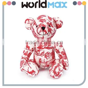 Various Styles Promotional Red and White Bear Lovely Baby Stuffed Toy thumbnail-1