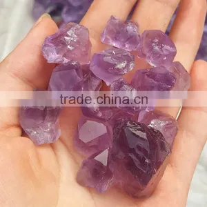 Natural Rock Amethyst Crystal Quartz Rough Crystal Tumbled Stone thumbnail-2