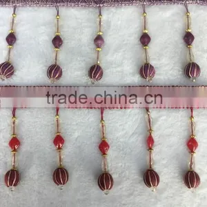 2015 Colourful Crystal Lace for Curtains thumbnail-3