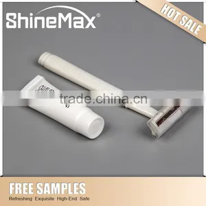 With Lubricating Strip Changeable 3 Blade Shaving Razor thumbnail-3