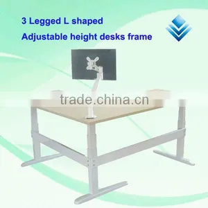Three Legged Height Adjustable Executive Desk thumbnail-1