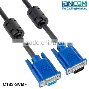 LC Factory Better Price SVGA Cable, Low Loss High Speed VGA Cable, DB9 Male to Female Monitor Video Cable thumbnail-1