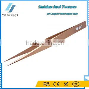 BST-16C Highly Precise Stainless Steel Tweezers for Computer Mobile Repair Tools thumbnail-1