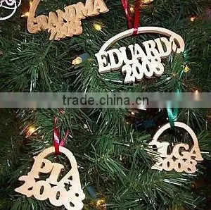 Customized Personalized Christmas Metal Ornament Pendant thumbnail-1