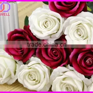 Romantic Pink Artificial Wild Flower Rose for Wedding thumbnail-2