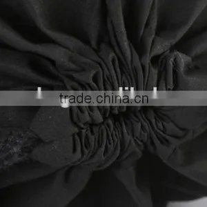 Shoe Bag Black Cotton Drawstring Bag thumbnail-4