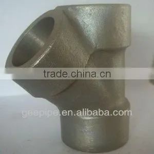 Socket Welding 45 Degree Lateral Tee(ASME B 16.11 Forged ) thumbnail-1