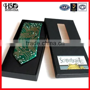 Accept Custom Order High-grade Tie Packing Box,Luxury Necktie Packaging Cardboard Box With Blister Insert thumbnail-1