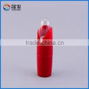 Dark Red Suface Empty Beauty Lipstick Tube for Cosmetic thumbnail-1