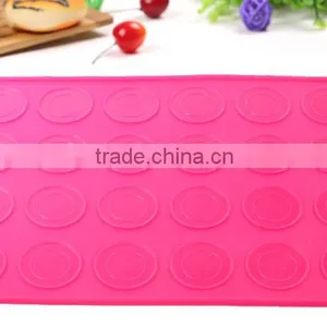 Large Double Sided Macaron Macaroon Dessert DIY Mold Sheet Silicone Baking Mat thumbnail-5