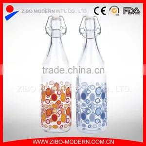 Decal Glass Bottles Promotional Drinking Water Bottle High Quality Juice Bottle thumbnail-1