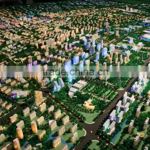 China Famous City Scale Master Planning Models With Perfect Landscape thumbnail-3