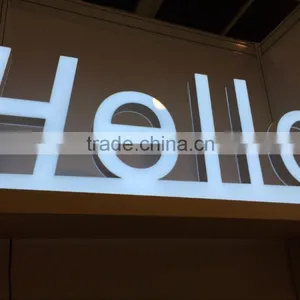 Sign Plastic Letters Advertising Front Light Acrylic 3d Led Channel Letter Lighted Hello Signs thumbnail-1