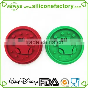 Christmas Series Sock Shaped Silicone Cookie Stamp With Wooden Handle thumbnail-1