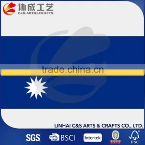 100% Polyester Eco-Friendly Digital Printing Nauru Country Flag thumbnail-1