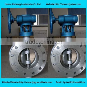 Stainless Steel Double Flange Worm Type Butterfly Valve Supplier thumbnail-3