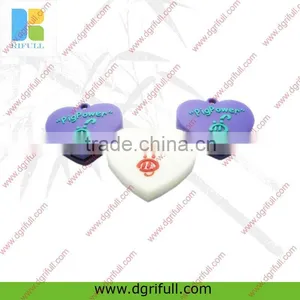 Cute Heart Shape Silicone Key Cover thumbnail-1