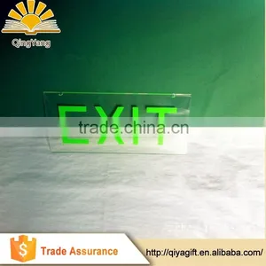 Acrylic Plastic Emergency Exit Sign Board Road Sign Boards thumbnail-1