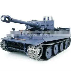 HOT!!!Metal RC Tank/Airsoft German Tiger I Smoke and Sound Metal Pro 1:16 Electric RTR RC Tank (Metal Gear and Track Upgraded) thumbnail-1