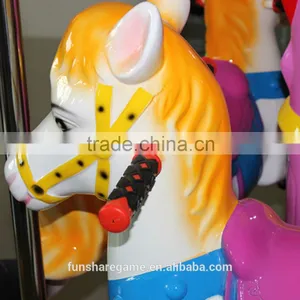 2015 New Products Children Games Cheap Kids Mini Carousel Musical Electric Carousel For Sale thumbnail-5