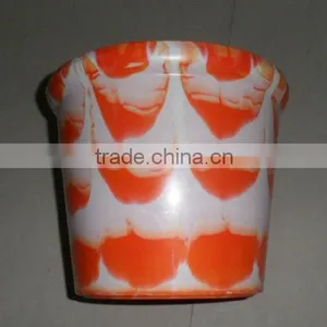 Double Color Plastic Flower Pot thumbnail-1