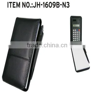 Standard Size pu Leather Portfolio Folder With Calculator thumbnail-4