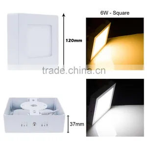 Wholesale Super Bright 6w / 12w / 18w Surface Mounted Led Ceiling Light Panel thumbnail-1