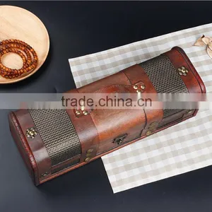 Classical Chinese Factories Wholesale Custom Red Wine Box, Beautiful Wooden Gift Box thumbnail-2