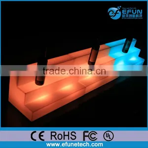 Waterproof Rgb Color LED Partition Commercial Wine Cabinet,modern Led Wine Shelf thumbnail-1