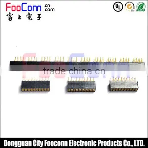 Dongguan Supplier 2.54mm Dual Rows Round Female Header thumbnail-1