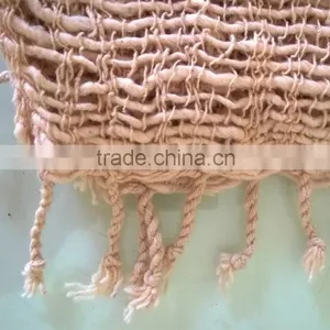 Beige Scarf and Shawl Genuine Naturally Dyed Colour Handmade Handcraft Weaving Scarfs & Shawls From Thailand thumbnail-3