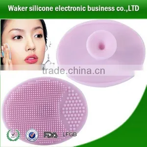 Round Soft Silicone Exfoliating Face Brush Fan Brush Face Paint thumbnail-1