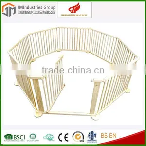 Environmental Wooden Baby Playpen for European Standard thumbnail-1