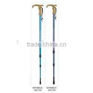 Extendable Walking Stick With Cork Handle thumbnail-1