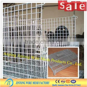 Collapsible Steel Storage Cage/folding Mesh Container for the High End Market thumbnail-1