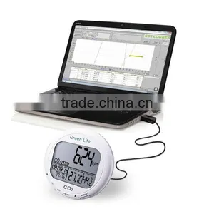 Digital 3-in1 CO2 Carbon Dioxide Sensor Desktop Indoor Air Quality Data Logger Temperature Relative Humidity RH 9999ppm Monitor thumbnail-5