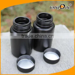 Child Resistant Black Vitamin Capsules Bottles thumbnail-5