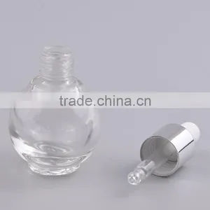 10ml Cosmetic Essential Oil Round Glass Dropper Bottle thumbnail-2