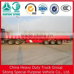 Promotion Product Drop Side Semi Trailer Utility Cargo Trailer in China for Sale(Giving Accessories!) thumbnail-3