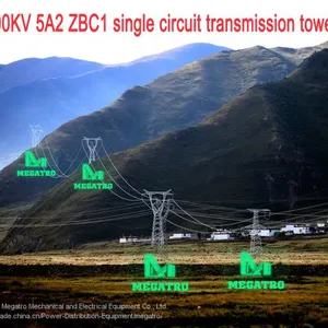 500KV 5A2 ZBC2 Single Circuit Transmission Tower thumbnail-3